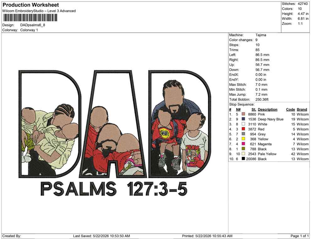 DAD Psalms