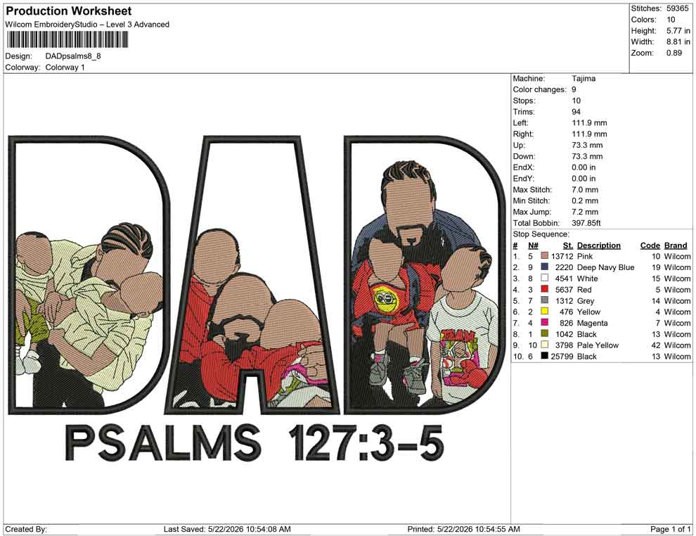 DAD Psalms