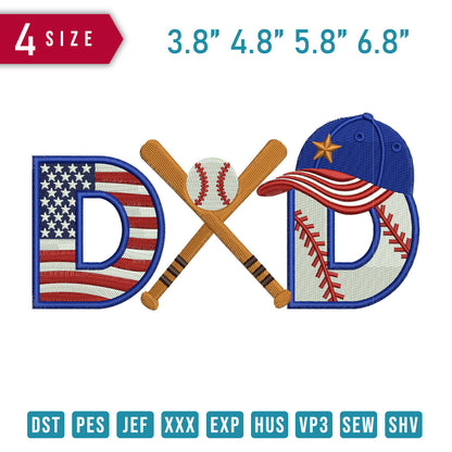 DD American Flag Baseball