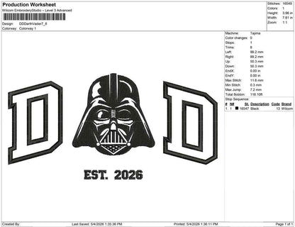 DD Darth Vader