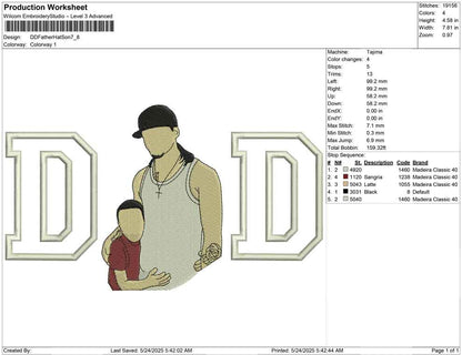 DD Father Hat Son