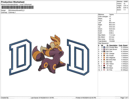 DD Umbreon Eevee C