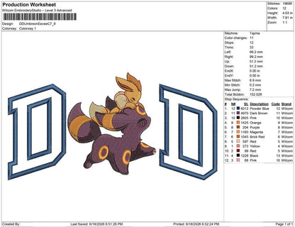 DD Umbreon Eevee C
