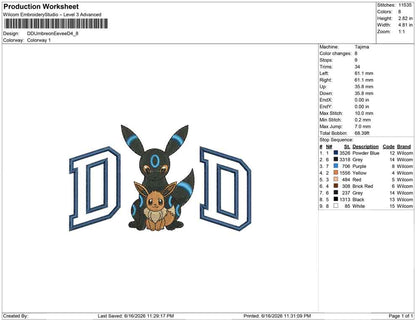 DD Umbreon Eevee D