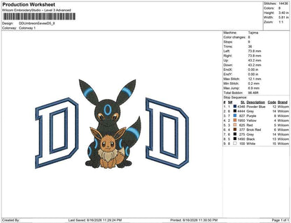 DD Umbreon Eevee D