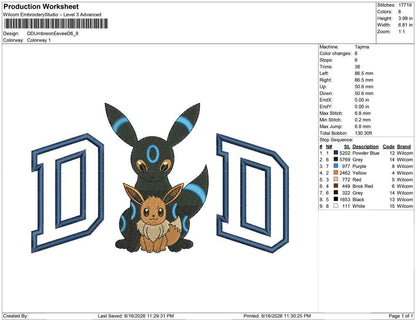 DD Umbreon Eevee D
