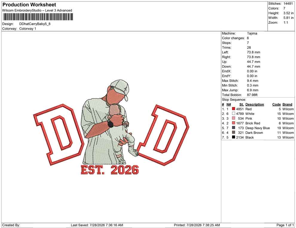 DD Hat Carry Baby