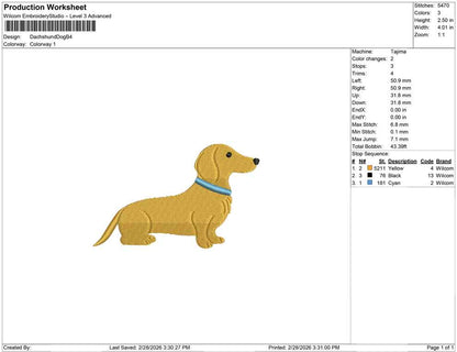 Dachshund Dog B