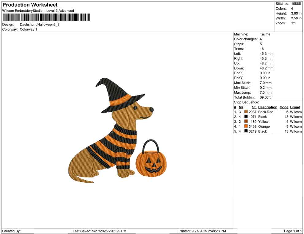 Dachshund Halloween