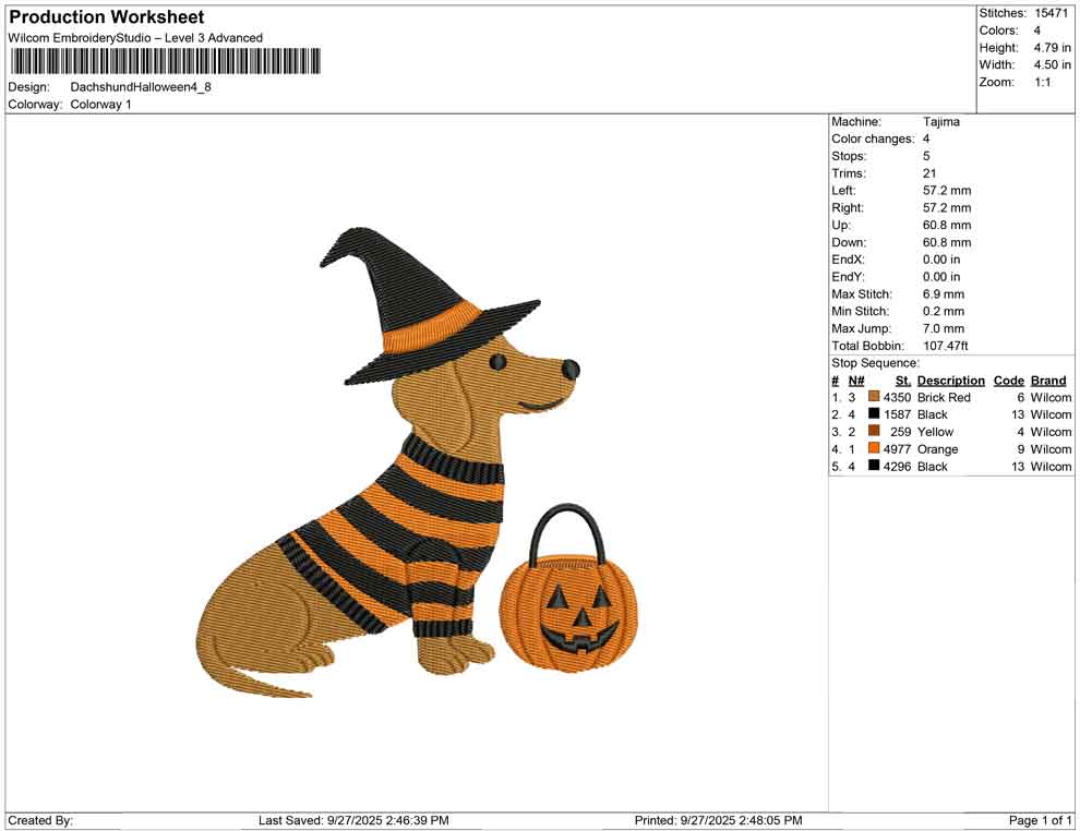 Dachshund Halloween