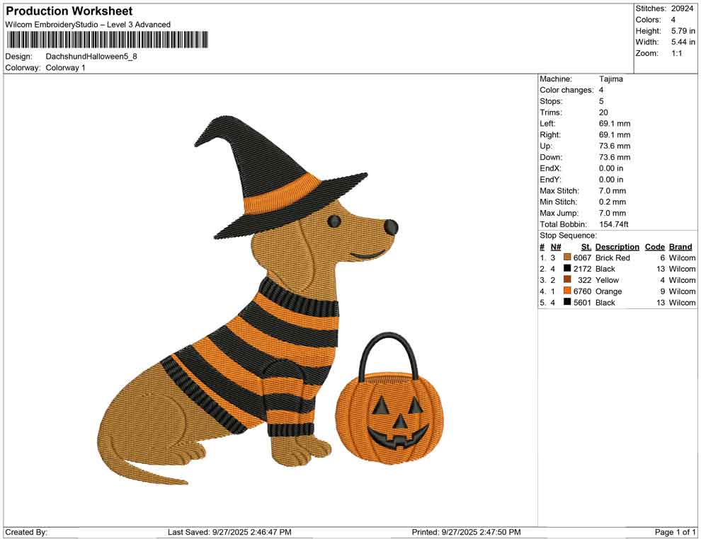 Dachshund Halloween