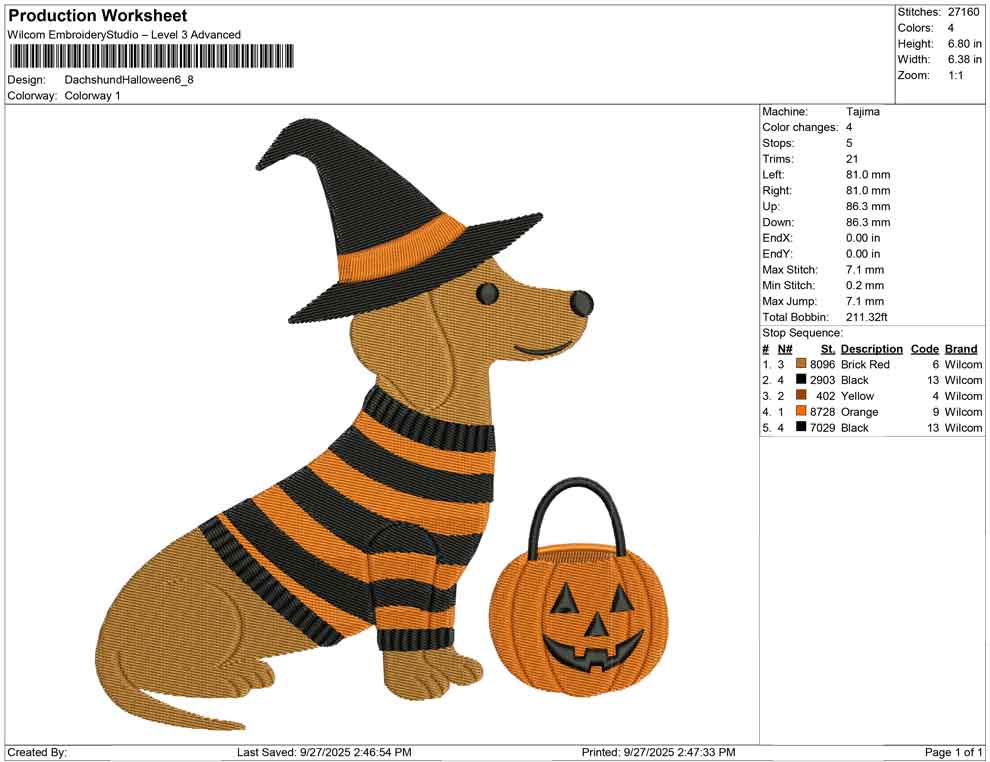 Dachshund Halloween