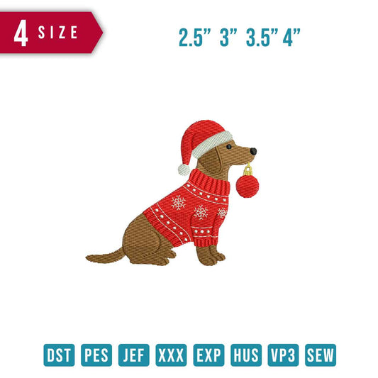 Dachhund Santa B