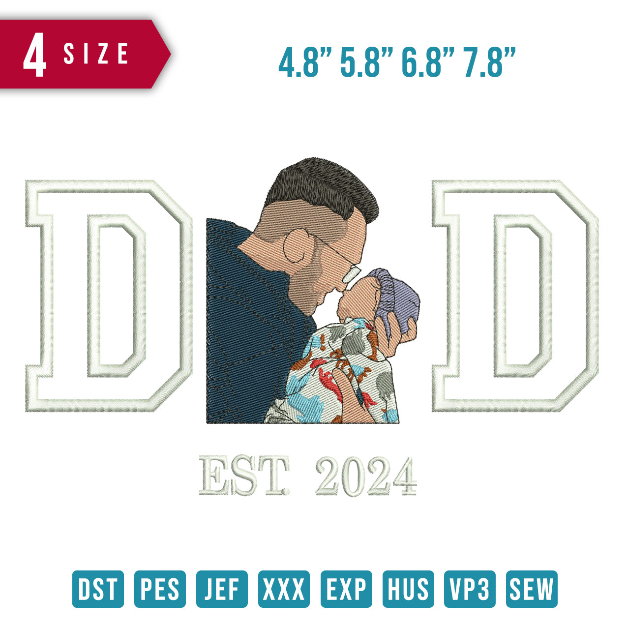 Dad And Baby Est 2024 C