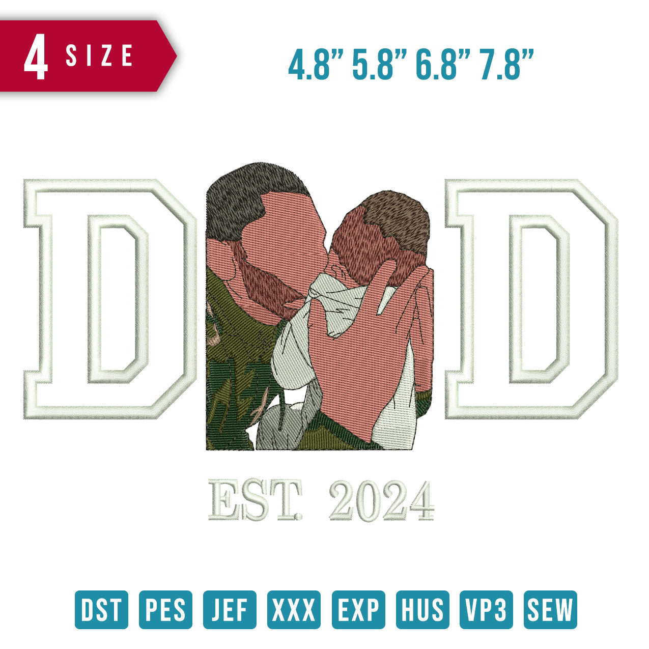 Dad And Baby Est 2024 D