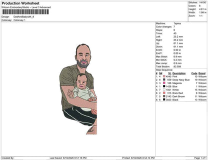 Dad And Baby sit
