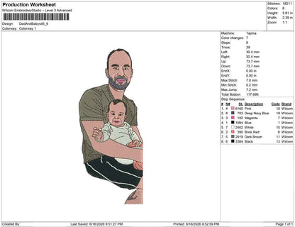 Dad And Baby sit