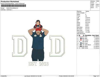 Dad And Carry Baby