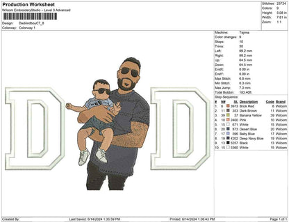 Dad And boy C