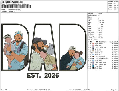 Dad Carry Baby Cap