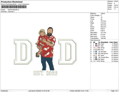 Dad Carry Boy B