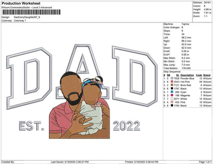 Dad Carry Daughter B