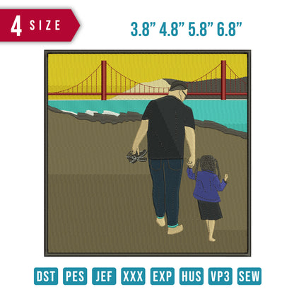 Dad and Child Holiday