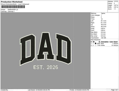 Dad Est 2026