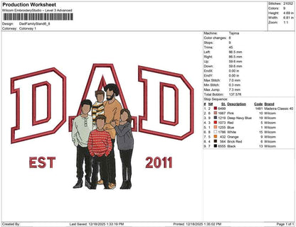 Dad Family Stand