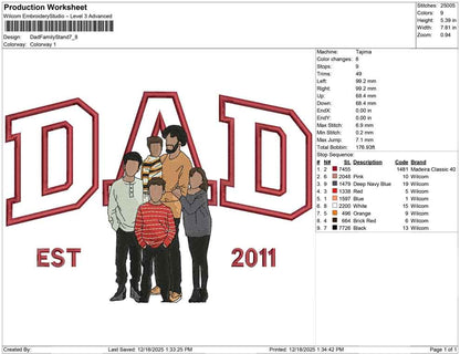 Dad Family Stand