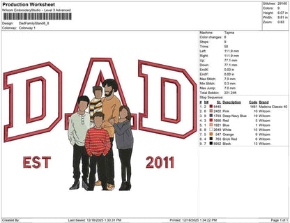 Dad Family Stand