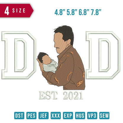 Dad Holding Baby