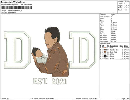 Dad Holding Baby