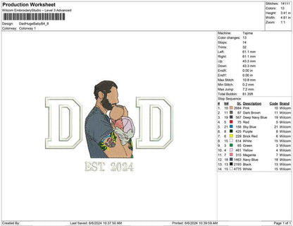 Dad Huge Baby B