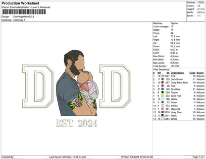 Dad Huge Baby B