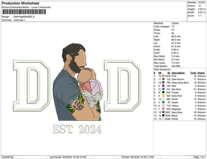 Dad Huge Baby B