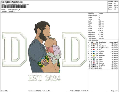Dad Huge Baby B