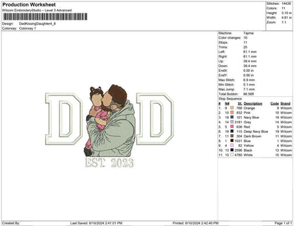 Dad Kissing Daughter B