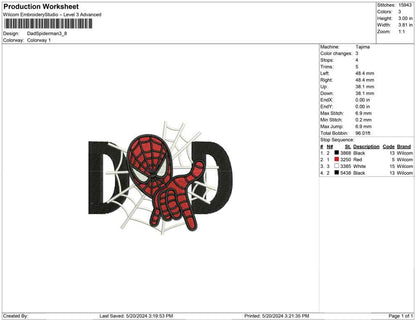 Dad Spiderman