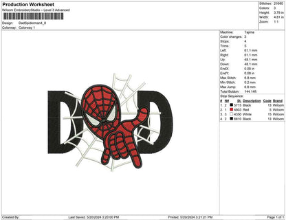 Dad Spiderman