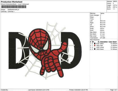 Dad Spiderman