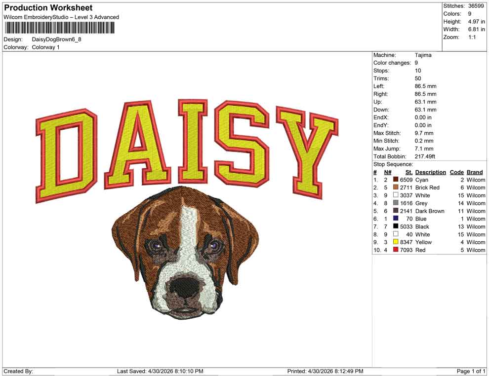 Daisy Dog Brown