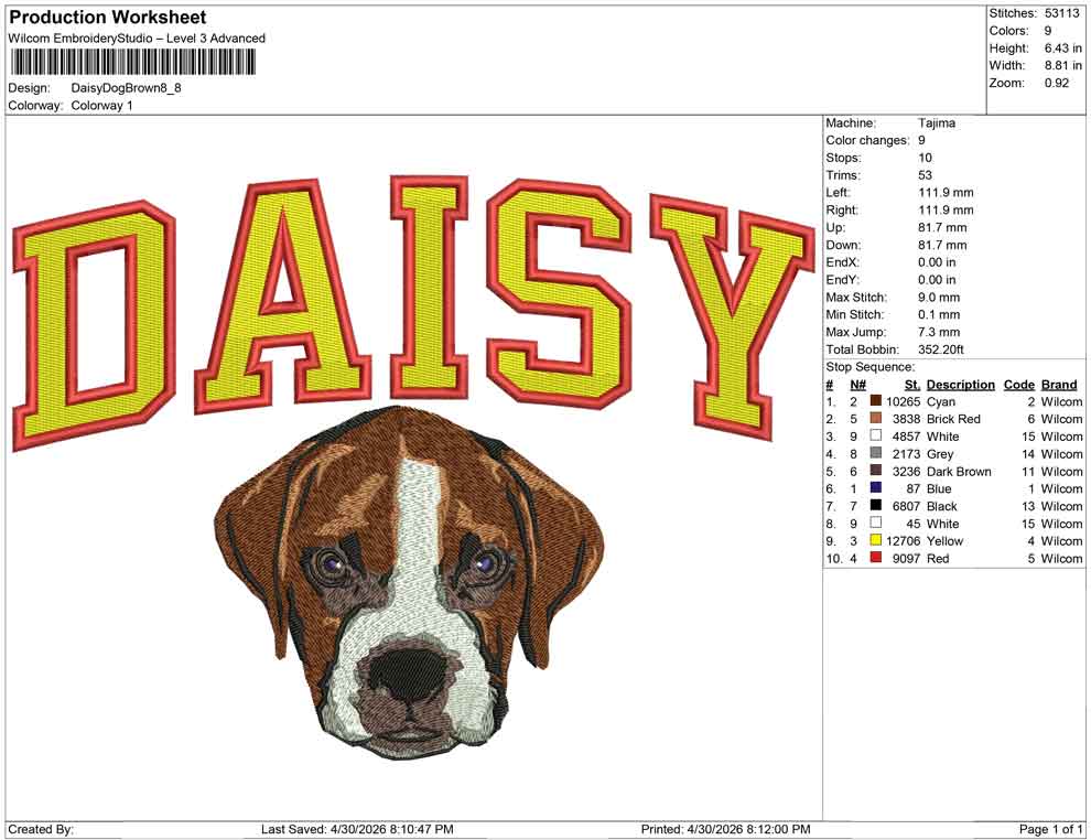 Daisy Dog Brown