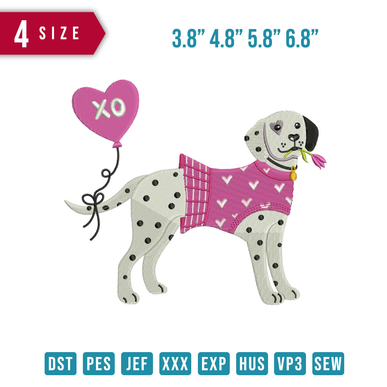 Dalmatian Dog Heart