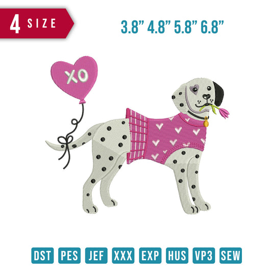 Dalmatian Dog Heart