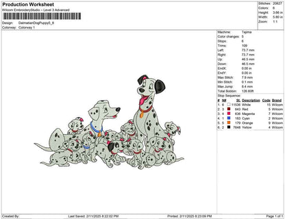 Dalmatian Dog Puppy