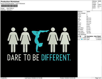 Dare To be different