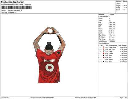 Darwin love hand