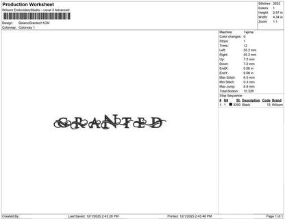 Delano Granted