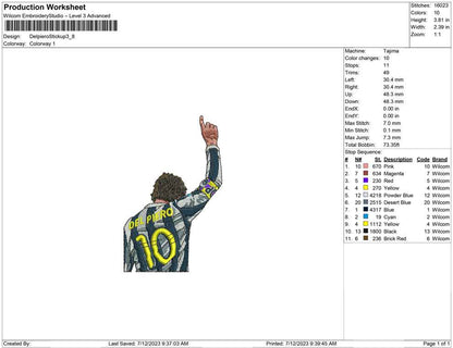 Delpiero Stick up